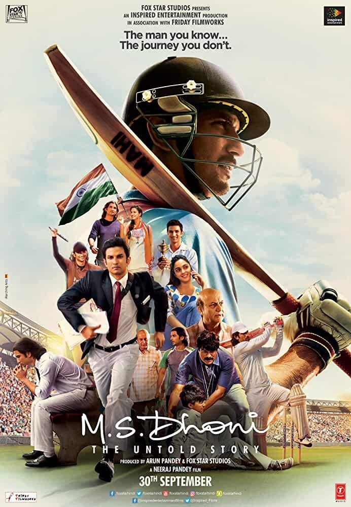 M.S. Dhoni: The Untold Story - Full movie, Full Movie download, Cast, Images